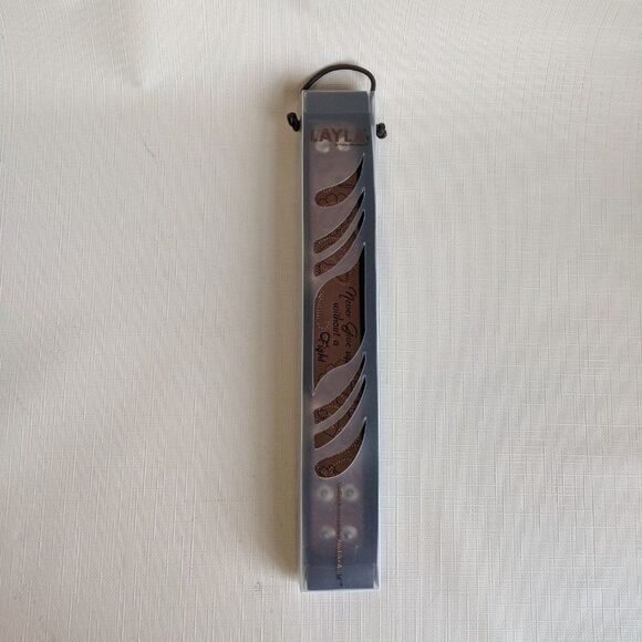 Layla Never Give Up Leather Bracelet Brown 7" / 8" NIP NEW IN PACKAGE - Picture 3 of 7